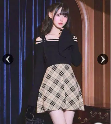 미셸 마카롱 체크 원피스