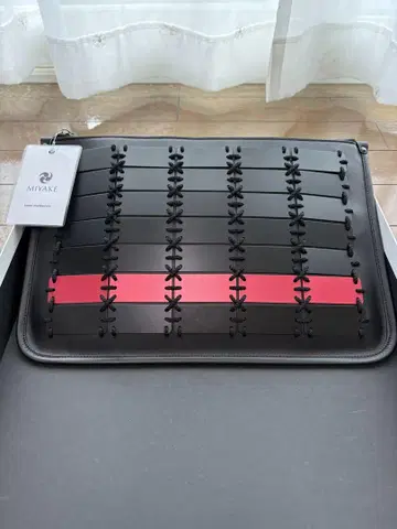 천연 가죽 MIYAKE 사무라이 백 RANMARU 블랙