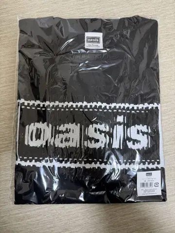 [ 새상품 ] 오아시스 oasis 30th 로고 T셔츠(L)