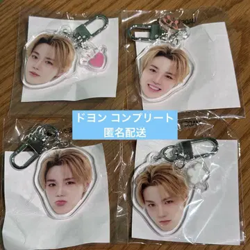 treasure 캡슐 토이 희로애락 도영 얼굴 아크릴 키링 컴플리트