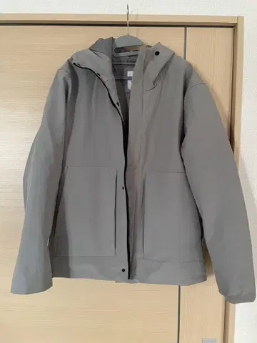 ZARA 후드 부착 자켓 M 그레이