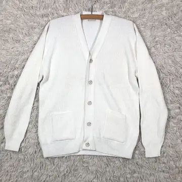 barrique 남성용 가디건 화이트 F size 중고