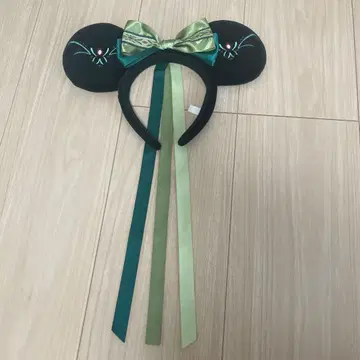 미키 귀 머리띠 리본 포함