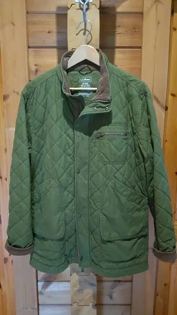 L.L.Bean 올리브 그린 퀼팅 자켓 Msize