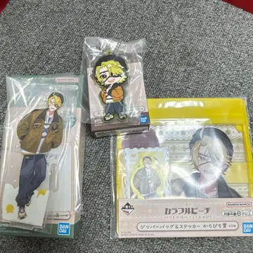 컬러풀 피치 제일복권 타츠 타츠 아크릴 스탠드 러버 참 스티커