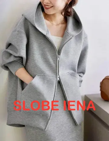 SLOBE IENA 스 이에나 볼륨 집업 후디