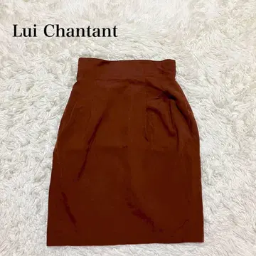 Lui Chantant 타이트 스커트 울 100 사다리꼴 오피스 캐주얼