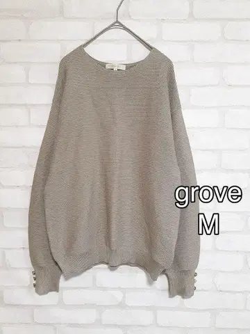 M453 grove 긴팔 니트 성숙/러블리 심플 내추럴 겨울 의류