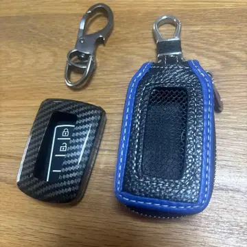 키케이스 2점 가죽 카본 스타일 하리어 60