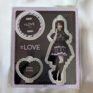 =LOVE 이코라부 오타니 에미리 블랙 의상 아크릴 스탠드