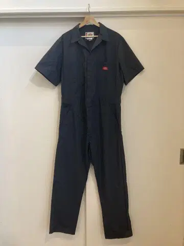 Dickies 네이비 반팔 작업복
