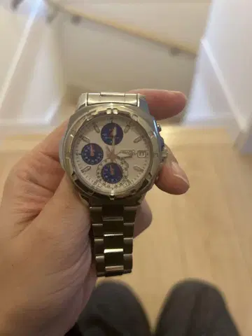 SEIKO 쿼츠 손목시계 실버
