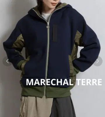 [ 2024AW ] MARECHAL TERRE MA-1 후디 블루종