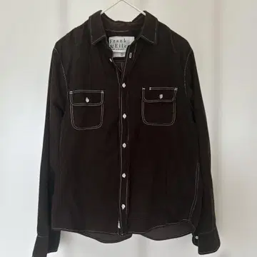 프랭크 & 아일린 다크 브라운 긴팔 셔츠 S 사이즈