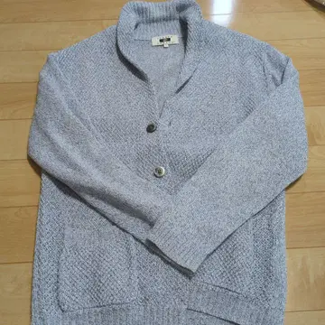 JOSEPH ABBOUD 라이트 그레이 가디건 L