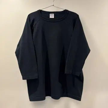 Champion T1011 7부 기장 래글런 티 / 네이비 L 사이즈