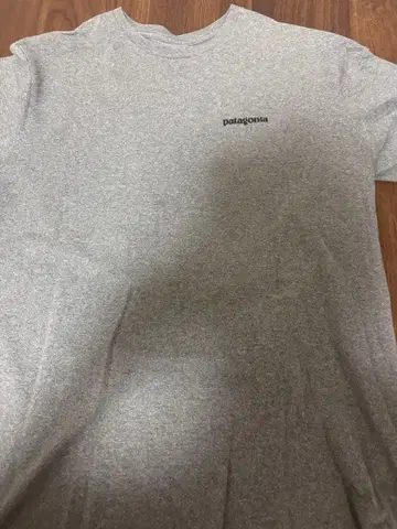 patagonia 그레이 T셔츠