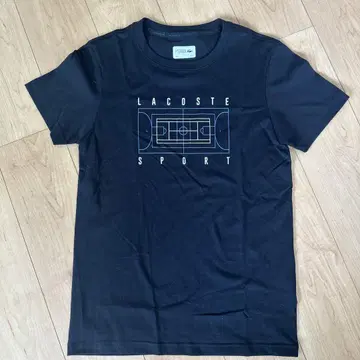 LACOSTE 블랙 T셔츠 US S