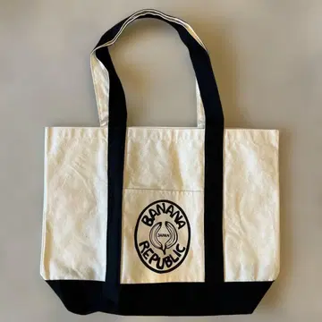 BANANA REPUBLIC 토트백 아이보리/블랙