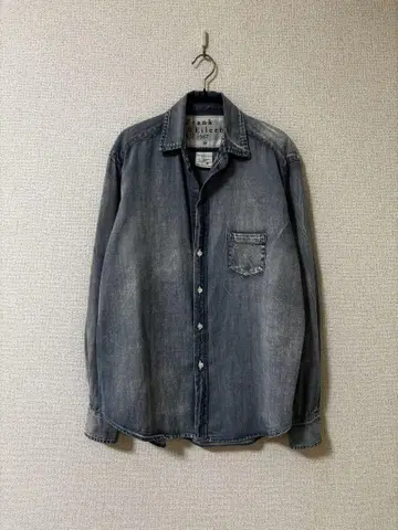 Frank & Eileen 데님 셔츠 데미지 가공 Eileen XS