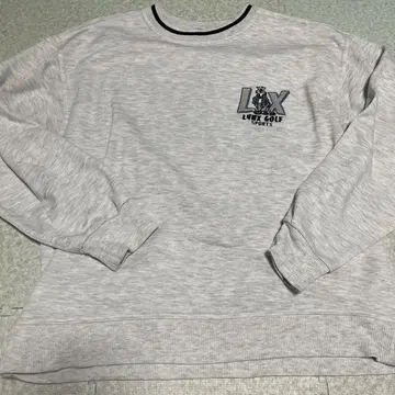LINX 그레이 맨투맨 트레이닝복