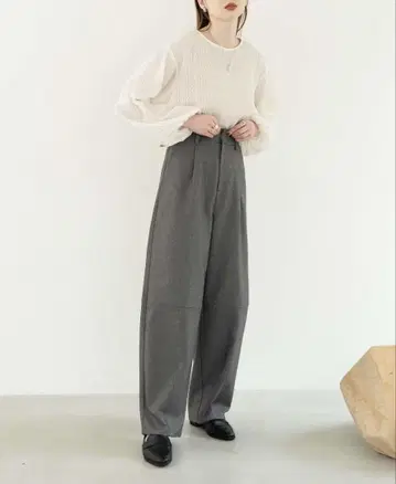 hinari 트윌 커브 팬츠 그레이 FREE 사이즈