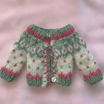 리카짱 사이즈, 니트 가디건 핸드메이드