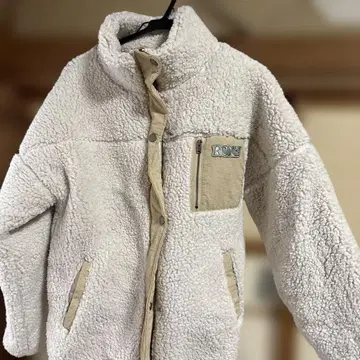 월말 가격 인하 록시 보아 플리스 자켓 L 사이즈 크림색