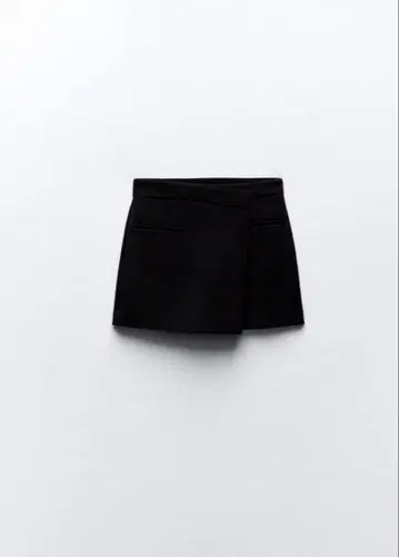 ZARA 비대칭 스코트 M 블랙