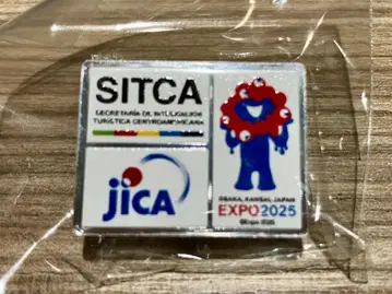 오사카 만박 EXPO 2025 SITCA JICA 미야쿠미야쿠 핀 배지