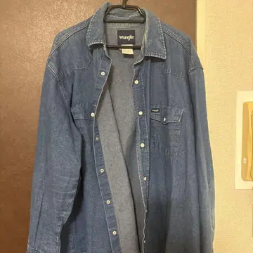 Wrangler 데님 셔츠 XXL