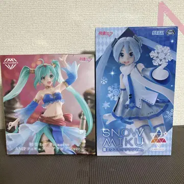 하츠네 미쿠 AMP 피규어 & 유키 미쿠 세트