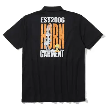 HORN GARMENT 블랙 피케 셔츠 새상품급