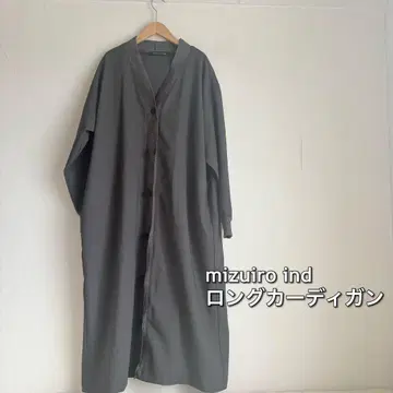새상품급! 미즈이로 인드 롱 가디건