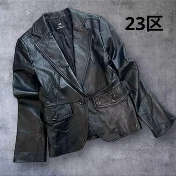 새상품급! 23구 양가죽 라무 가죽 자켓 38 BLACK