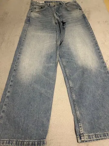 zara 배기 데님