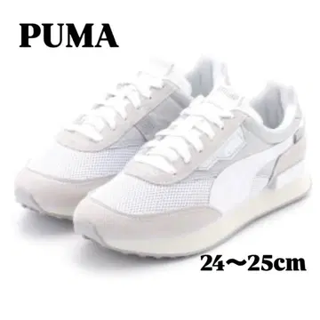 PUMA 화이트 스니커즈 25cm 통굽
