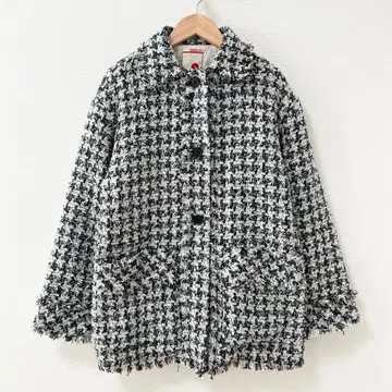 BACCA 하운드 투스 트위드 워커즈 자켓