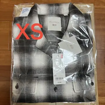 UNIQLO JWA 브러쉬드 코튼 오버 사이즈 셔츠 내추럴 XS