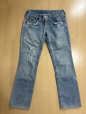 True Religion 부츠컷 데님 라이트 블루
