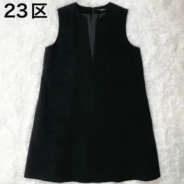 빅 사이즈 23KU 23구 원피스 슬리브리스 44 2XL 블랙