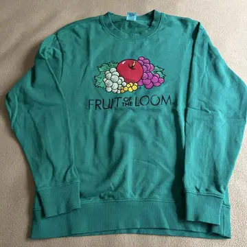 FRUIT OF THE LOOM 그린 컬러 S 사이즈 트레이닝복