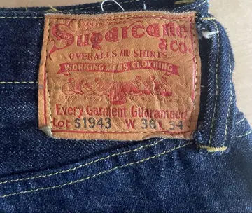 SCSC S1943 W36 슈가케인 501XX 빈티지 LVC