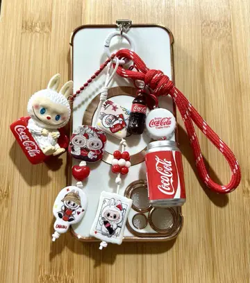 코카콜라 러브비 키링 세트