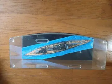 함선 모형 투명 케이스 포함 약 30cm