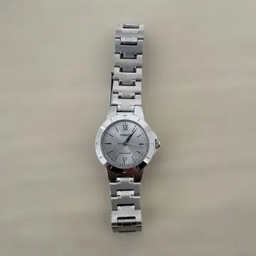 CASIO 아날로그 시계 실버