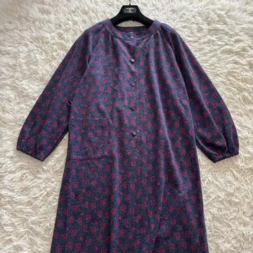 레트로 구제 의류 VINTAGE 래글런 원피스 올 패턴 빅 루즈 11호
