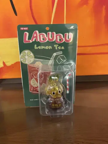 POP MART LABUBU Lemon Tea 피규어