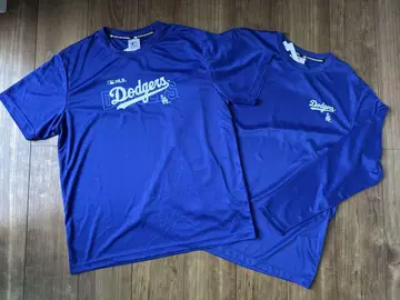 [ 새상품 ] MLB 다저스 블루 드라이 메쉬 T셔츠 L 2장