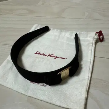 Salvatore Ferragamo 블랙 헤어밴드